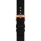 Tissot T-Sport T-Race men's watch T141.417.37.051.00, black dial, black silicone strap