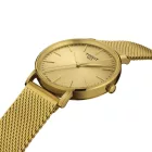 Tissot T-Classic Everytime men's watch T143.410.33.021.00, gold dial, gold stainless steel strap