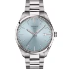 Tissot T-Classic PR 100 men's watch T150.410.11.351.00, blue dial, silver stainless steel strap