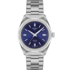 Tissot Classic PRC 100 Solar women's watch T151.822.11.041.00, blue dial, silver stainless steel strap