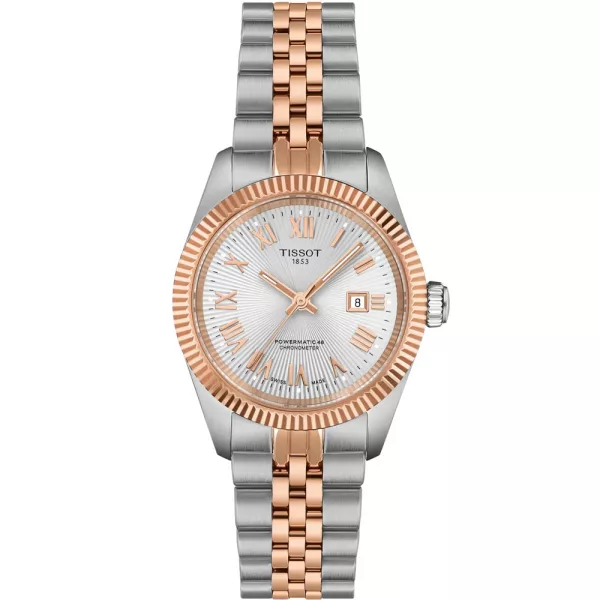 Tissot Ballade Powermatic 80 Cosc women's watch T156.208.22.033.00, silver dial, silver stainless steel strap