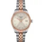 Tissot Classic Ballade women's watch T156.210.22.031.01, beige dial, silver stainless steel strap