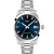 Tissot Classic Gentleman men's watch T165.807.11.041.00, blue dial, silver stainless steel strap
