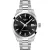 Tissot Classic Gentleman men's watch T165.807.11.051.00, black dial, silver stainless steel strap