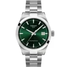 Tissot Classic Gentleman men's watch T165.807.11.091.00, green dial, silver stainless steel strap