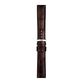 Tissot 20 mm brown leather watch strap T852.043.013