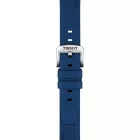 Tissot 20 mm blue rubber watch strap T852.044.837