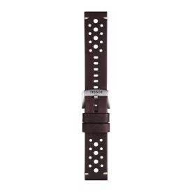 Tissot 22 mm brown leather watch strap T852.046.777