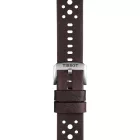 Tissot 22 mm brown leather watch strap T852.046.777