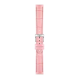Tissot 16 mm pink leather watch strap T852.047.114