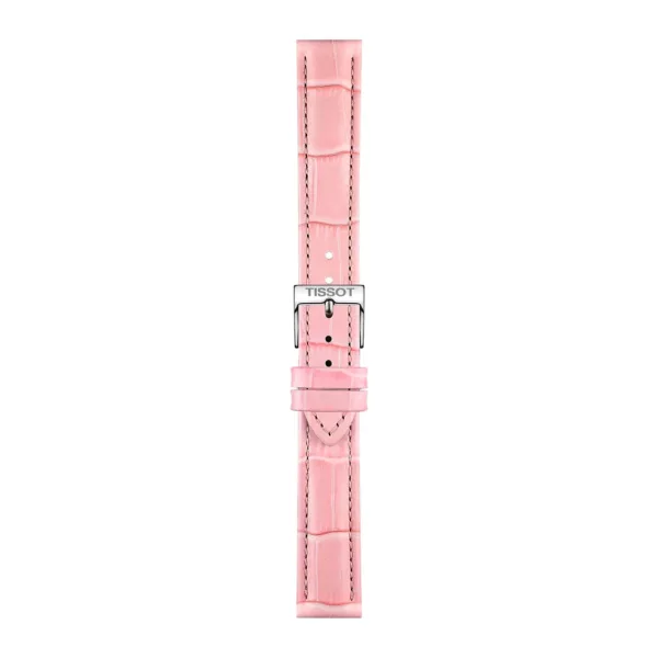 Tissot 16 mm pink leather watch strap T852.047.114