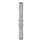Tissot 16 mm grey leather watch strap T852.047.129