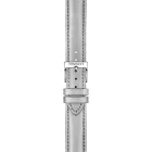 Tissot 16 mm grey leather watch strap T852.047.129