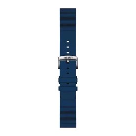 Tissot 22 mm blue silicone watch strap T852.047.175