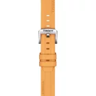 Tissot 18 mm orange silicone watch strap T852.047.452