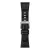 Tissot PRX 40 mm black leather watch strap with steel endpiece T852.047.562