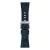 Tissot PRX 40 mm dark blue leather watch strap with steel endpiece T852.047.701