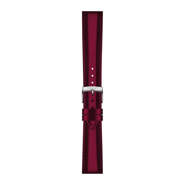 Tissot 18 mm red synthetic watch strap T852.048.152