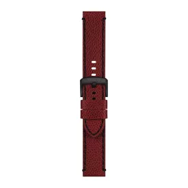 Tissot 22 mm burgundy leather watch strap T852.049.048