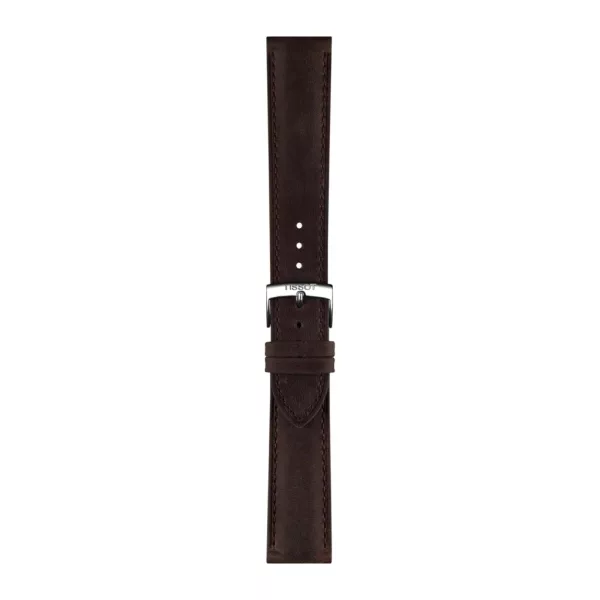 Tissot 20 mm brown leather watch strap T852.049.057