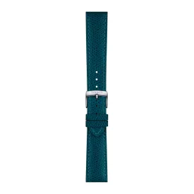 Tissot 18 mm turquoise leather watch strap T852.049.059