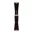 Tissot PRX 40 mm brown leather watch strap with steel endpiece T852.049.164