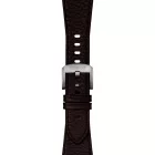 Tissot PRX 40 mm brown leather watch strap with steel endpiece T852.049.164