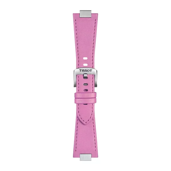 Tissot PRX 35 mm pink leather watch strap T852.049.546