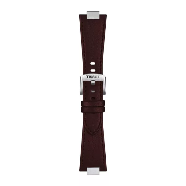 Tissot PRX 35 mm brown leather watch strap T852.049.548