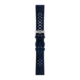 Tissot 20 mm blue rubber watch strap T852.049.963