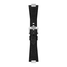 Tissot PRX 35 mm black leather watch strap T852.049.990