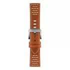 Tissot 20 mm light brown leather watch strap T852.050.049