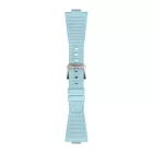 Tissot PRX 40 mm light blue rubber watch strap T852.050.985