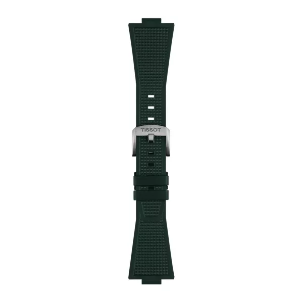 Tissot PRX 40 mm dark green rubber watch strap T852.050.987