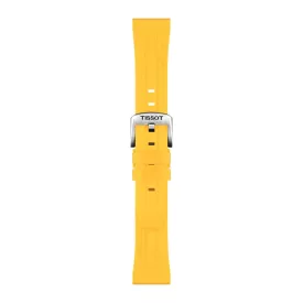 Tissot 20 mm yellow silicone watch strap T852.050.994