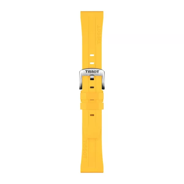 Tissot 20 mm yellow silicone watch strap T852.050.994