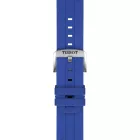Tissot 22 mm blue silicone watch strap T852.051.021