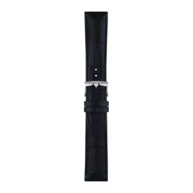Tissot 22 mm blue leather watch strap T852.051.025