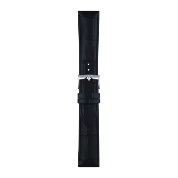 Tissot 22 mm blue leather watch strap T852.051.025