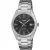 Casio Collection unisex watch UTP-1302PD-1AVEF, black dial, silver stainless steel strap