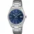 Casio Collection unisex watch UTP-1302PD-2A1VEF, blue dial, silver stainless steel strap