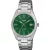 Casio Collection unisex watch UTP-1302PD-3A1VEF, green dial, silver stainless steel strap