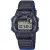 Casio Collection unisex watch W-220HF-2AVEF, blue dial, black textile strap