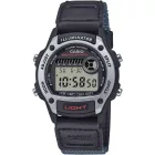 Casio Collection unisex watch W-220HF-8AVEF, black dial, black textile strap