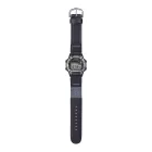 Casio Collection unisex watch W-220HF-8AVEF, black dial, black textile strap