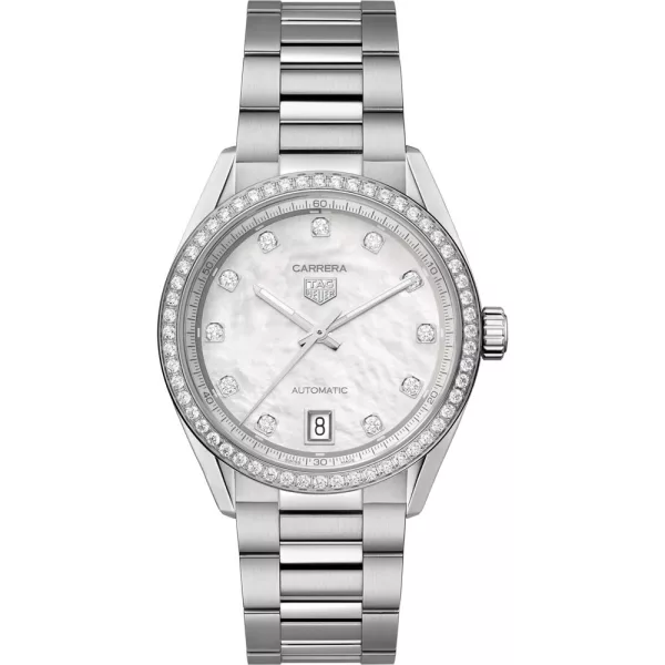 Tag Heuer Carrera Date women's watch WBN231E.BA0001, silver stainless steel strap