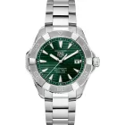 Tag Heuer Aquaracer Professional 200 Solargraph men's watch WBP1118.BA0047, green dial, silver stainless steel strap