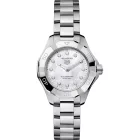 Tag Heuer Aquaracer Professional 100 Solargraph women's watch WBP141H.BA0049, silver stainless steel strap