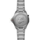 Tag Heuer Aquaracer Professional 500 Date men's watch WBP5183.BF0010, black dial, silver titanium strap