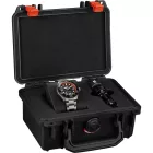 Tag Heuer Aquaracer Professional 500 Date men's watch WBP5183.BF0010, black dial, silver titanium strap